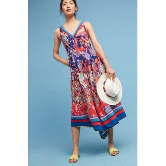 Anthropologie Pants - Anthropologie Maeve Iris Floral Jumpsuit